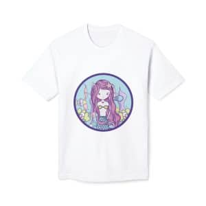 Cute Mermaid Unisex Midweight T-shirt, Made in US