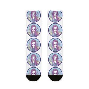 Cute Mermaid Sublimation Crew Socks