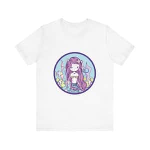 Cute Mermaid Unisex Jersey Short Sleeve Tee