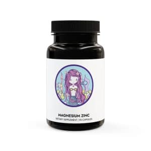 Cute Mermaid Magnesium Zinc Supplement (90 Capsules)