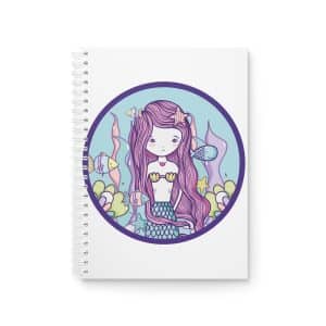 Cute Mermaid Spiral Notebook