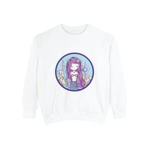 Cute Mermaid Unisex Garment-Dyed Sweatshirt