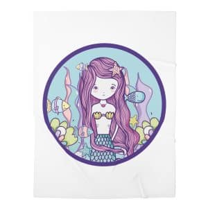 Cute Mermaid Baby Swaddle Blanket