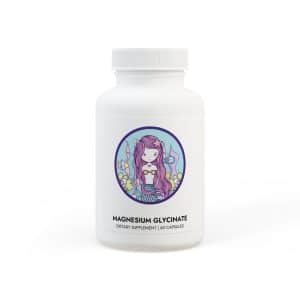 Cute Mermaid Magnesium Glycinate Supplement (60 Capsules)