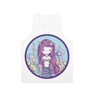 Cute Mermaid Unisex Tank Top (AOP)