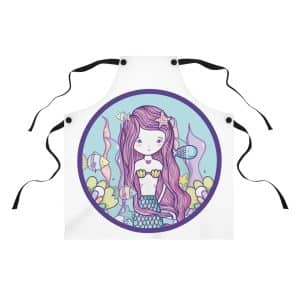 Cute Mermaid Apron (AOP)