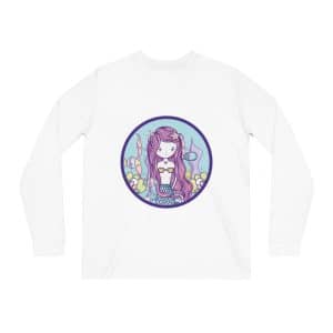 Cute Mermaid Unisex Shifts Dry Organic Long Sleeve Tee