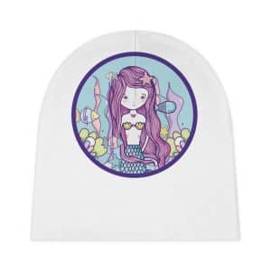 Cute Mermaid Baby Beanie (AOP)