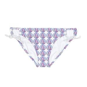 Cute Mermaid Loop Tie Side Bikini Bottom (AOP)