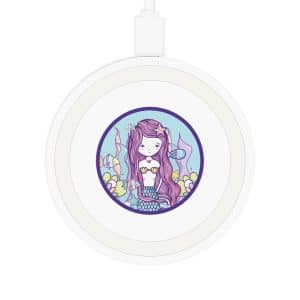 Cute Mermaid Quake Wireless Charging Pad