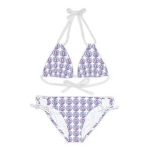 Cute Mermaid Strappy Bikini Set (AOP)