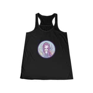 Cute Mermaid Women's Flowy Racerback Tank