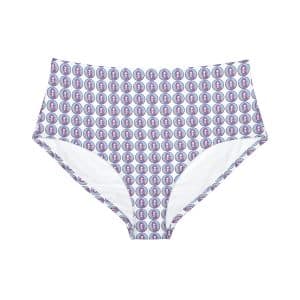 Cute Mermaid High-Waist Hipster Bikini Bottom (AOP)