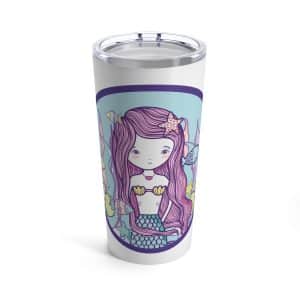 Cute Mermaid Tumbler 20oz