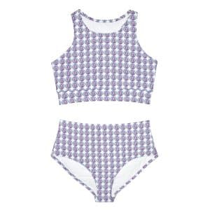 Cute Mermaid Sporty Bikini Set (AOP)