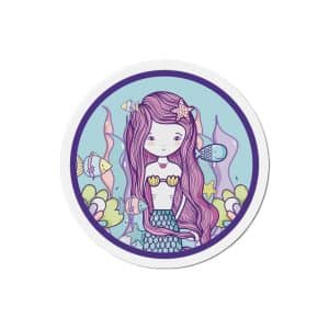 Cute Mermaid Die-Cut Magnets