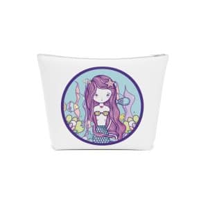 Cute Mermaid Cotton Cosmetic Bag