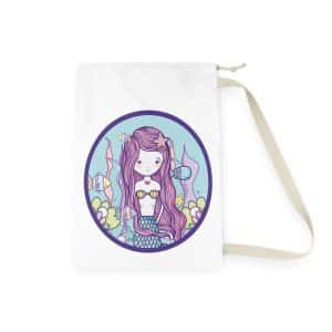 Cute Mermaid Laundry Bag