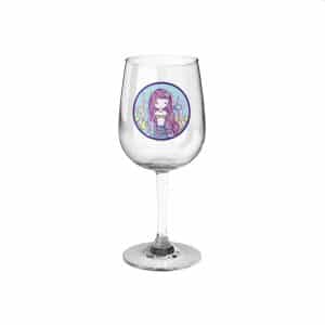 Cute Mermaid Wine Glass, 12oz