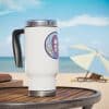 Cute Mermaid Stainless Steel Travel Mug with Handle, 14oz - Image 6