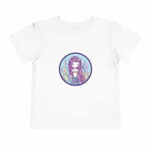 Cute Mermaid Toddler Short Sleeve Tee