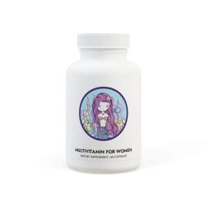 Cute Mermaid Multivitamin for Women Supplement (60 Capsules)