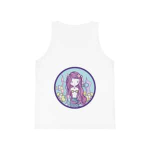 Cute Mermaid Kid's Jersey Tank Top