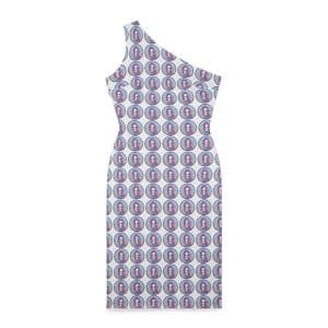 Cute Mermaid Shoulder Dress (AOP)