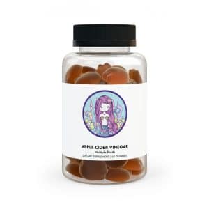 Cute Mermaid Apple Cider Vinegar Gummies (60 Gummies)