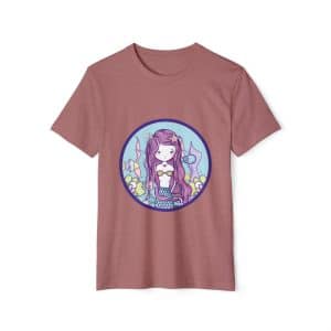 Cute Mermaid Unisex Recycled Organic T-Shirt