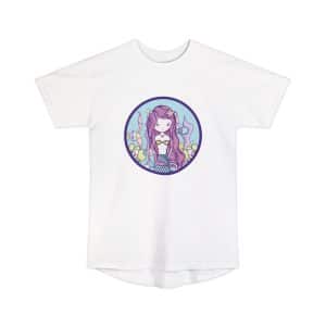 Cute Mermaid Unisex Long Body Urban Tee