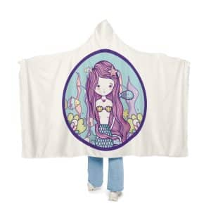 Cute Mermaid Snuggle Blanket