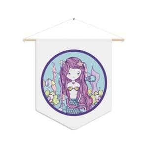 Cute Mermaid Pennant