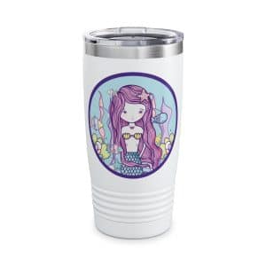 Cute Mermaid Ringneck Tumbler, 20oz