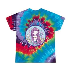 Cute Mermaid Tie-Dye Tee, Spiral