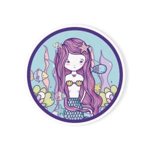 Cute Mermaid Cork Back Coaster