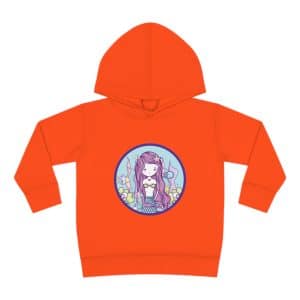 Cute Mermaid Toddler Pullover Fleece Hoodie