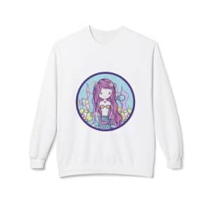 Cute Mermaid Unisex Midweight Softstyle Fleece Crewneck Sweatshirt