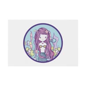 Cute Mermaid Plastic Yard Sign