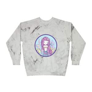 Cute Mermaid Unisex Color Blast Crewneck Sweatshirt