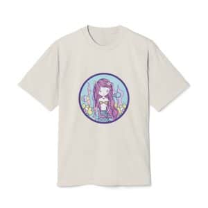 Cute Mermaid Unisex Heavy Faded Tee