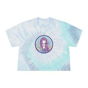 Cute Mermaid Cute Mermaid Women's Tie-Dye Crop Tee