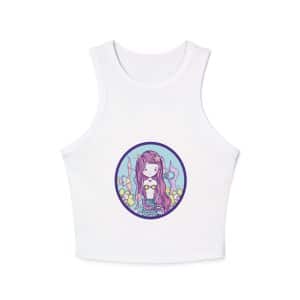 Cute Mermaid Women's Micro Rib Racer Tank Top