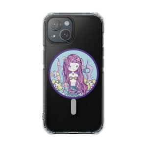 Cute Mermaid Magnetic Clear Impact Cases