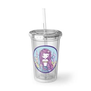 Cute Mermaid Suave Acrylic Cup