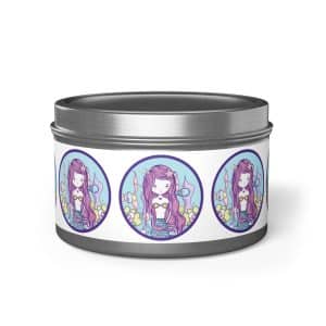 Cute Mermaid Tin Candles