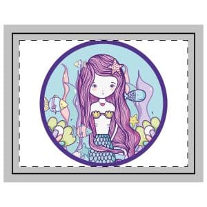 Cute Mermaid Quilted Sham