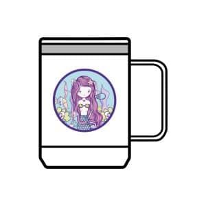 Cute Mermaid Coffee Mug Tumbler, 15oz