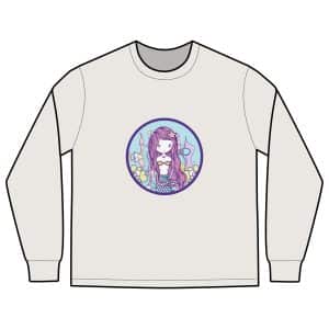 Cute Mermaid Men's Heavy Faded Long Sleeve Tee