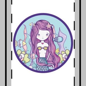 Cute Mermaid Custom Shape Magnets